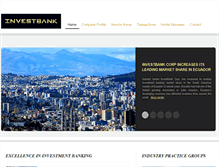 Tablet Screenshot of investbankcorp.com